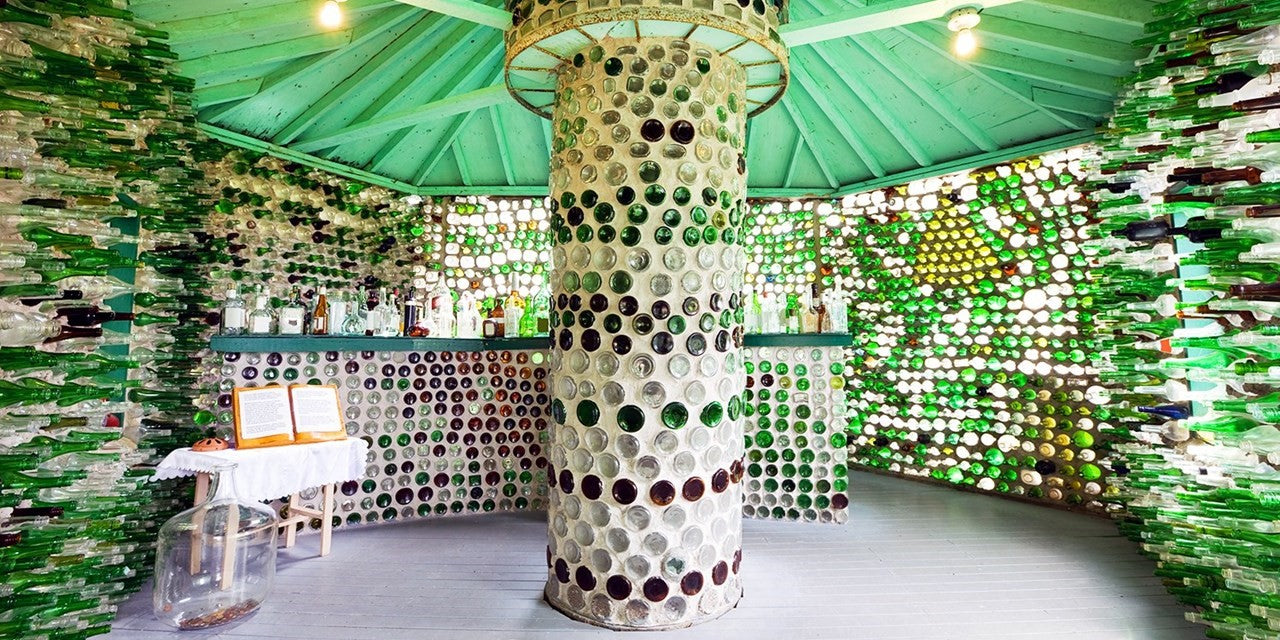 BOTTLE BUILDINGS! Stained Glass, Supplies and Inspiration!