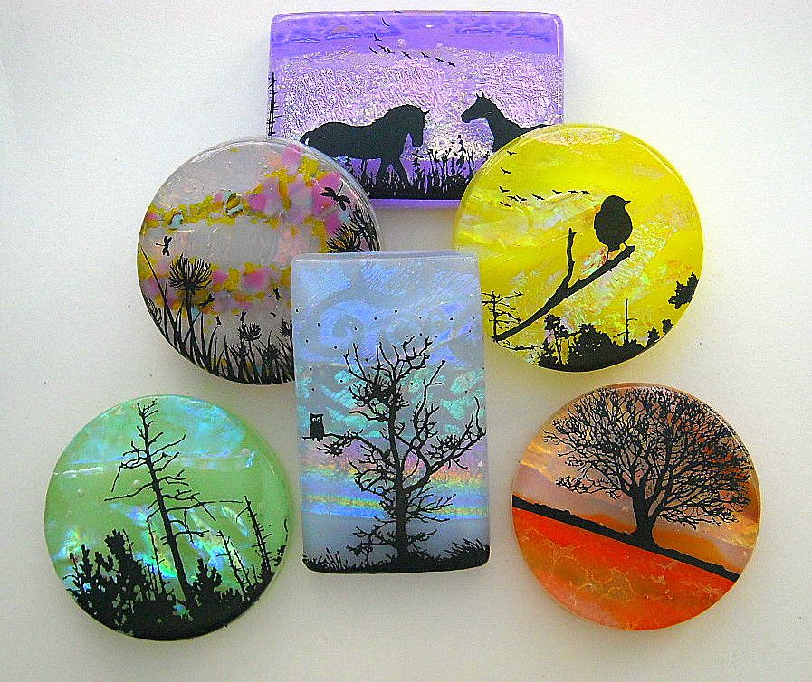 Tips From the Glass Academy: DECALS—TIPS AND TRICKS For applying to Dichroic Glass