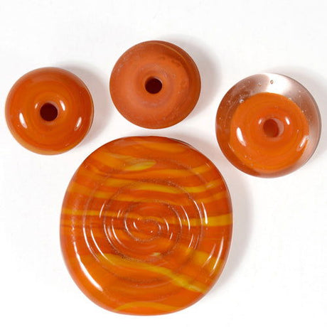 104 Coe Rod Opal Tomato Soup - Stained Glass Express 