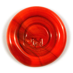 Red Alert 104 COE Glass Rod by Creation is Messy