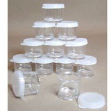 12 Pack Small Paint Storage Cups - Stained Glass Express 