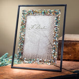 Frame 5x7 Fused Glass Chips on Clear