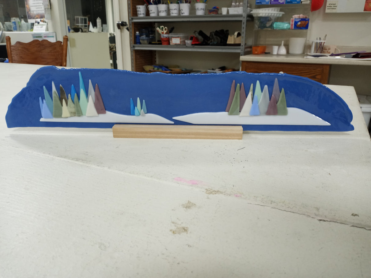 Fun Night Out Fused Glass Winterscape - Multiple Dates!