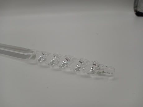 33 COE Rod Clear Triangle 11mm