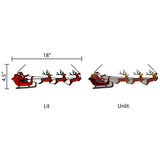 Panel Santa In Sleigh