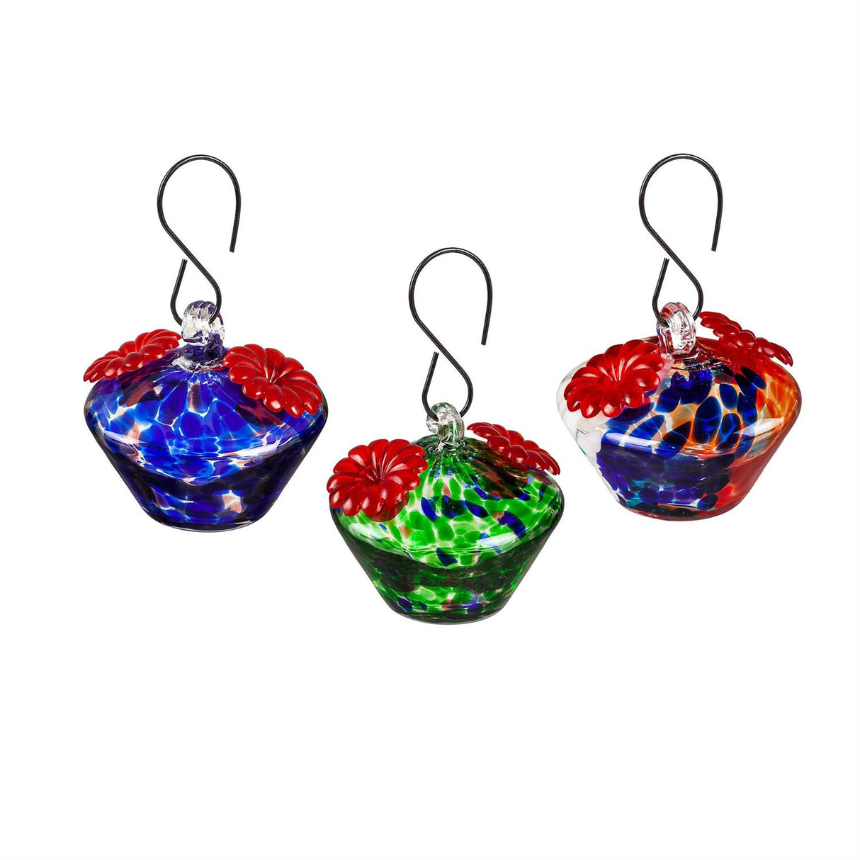 Art Glass Hummingbird Feeder