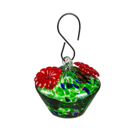 Art Glass Hummingbird Feeder