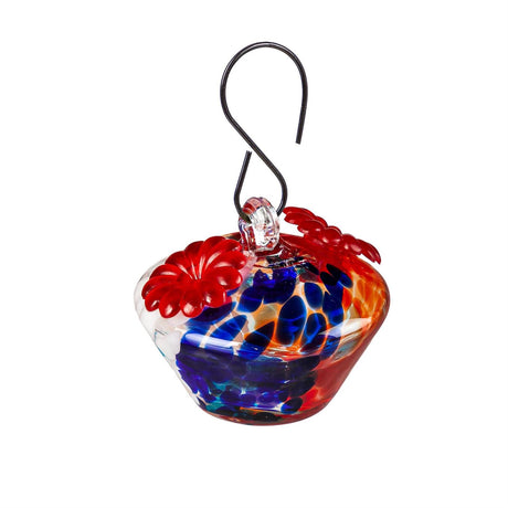 Art Glass Hummingbird Feeder