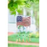 American Flag Wind Chime