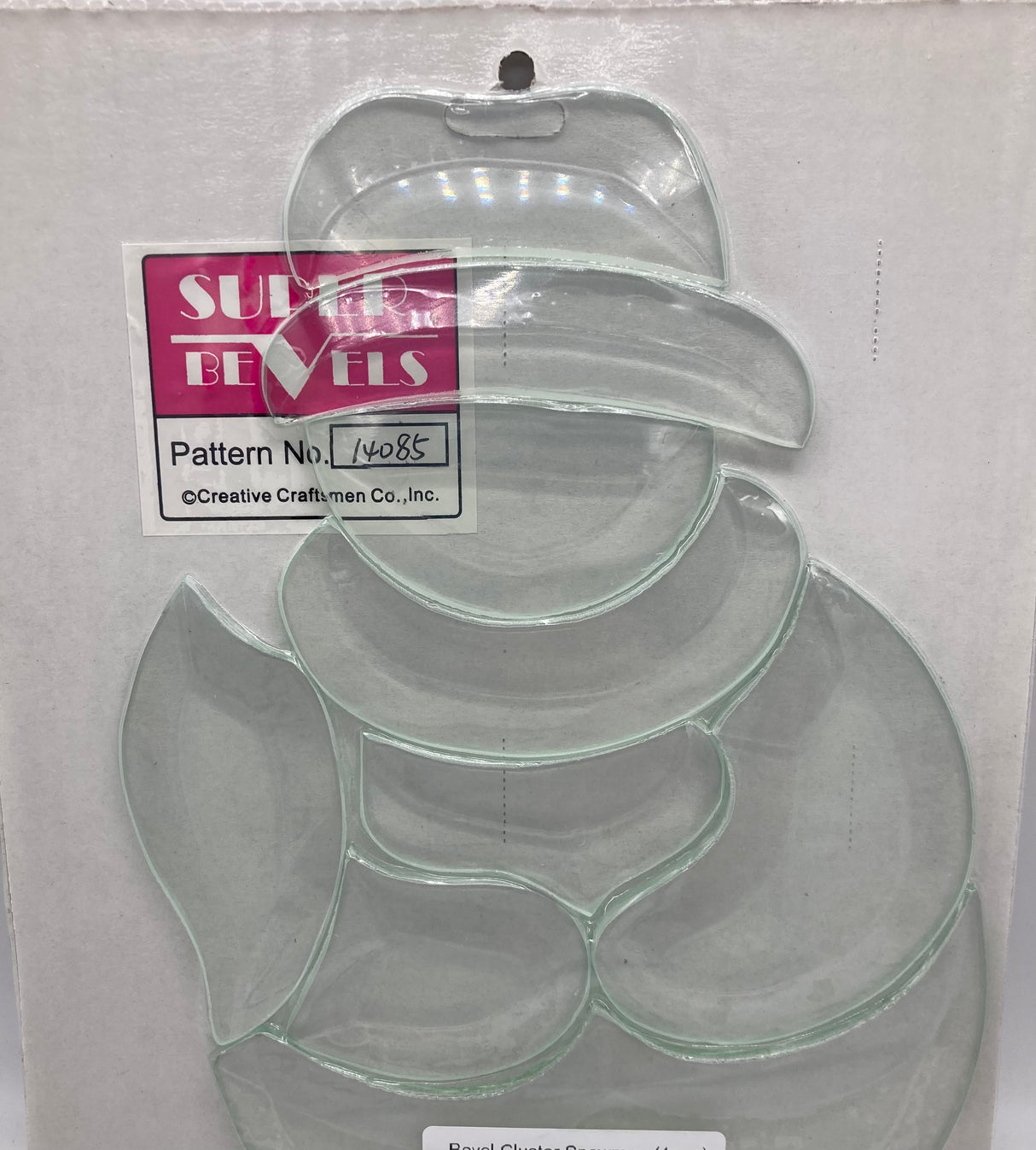 Bevel Cluster Snowman (4mm)