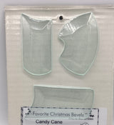 Candy Cane Bevel Cluster