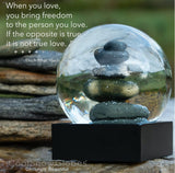 Rock Garden Snow Globe