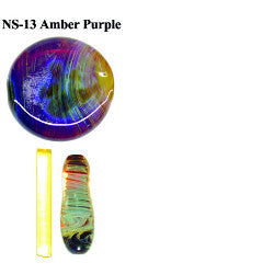 33 COE Rod Amber Purple - Stained Glass Express 