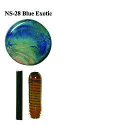 33 COE Rod Blue Exotic - Stained Glass Express 