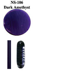 33 COE Rod Dk Amethyst - Stained Glass Express 