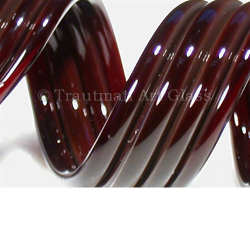 33 COE Rod Dk Red Black Elvis - Stained Glass Express 