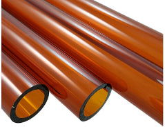 33 COE Tube Autumn Amber 12mm - Stained Glass Express 