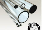 33 COE Tube Clear Schott 10mm Heavy Wall - Stained Glass Express 