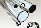33 COE Tube Clear Schott 26mm Heavy Wall - Stained Glass Express 