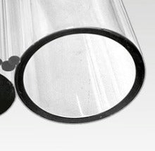 33 COE Tube Clear Schott 50mm Heavy Wall - Stained Glass Express 