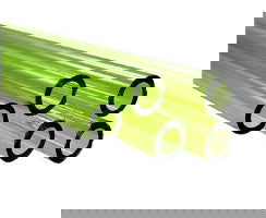 33 COE Tube Lime Juice 12mm - Stained Glass Express 