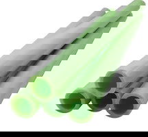 33 COE Tube Milky Green 28mm - Stained Glass Express 