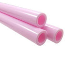 33 COE Tube Milky Pink 28mm - Stained Glass Express 
