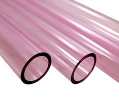 33 COE Tube Pink Sapphire 9mm - Stained Glass Express 