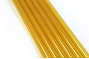 33 COE Tube Yellow 32mm - Stained Glass Express 