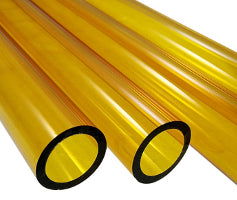 33 COE Tube Yellow 9mm - Stained Glass Express 