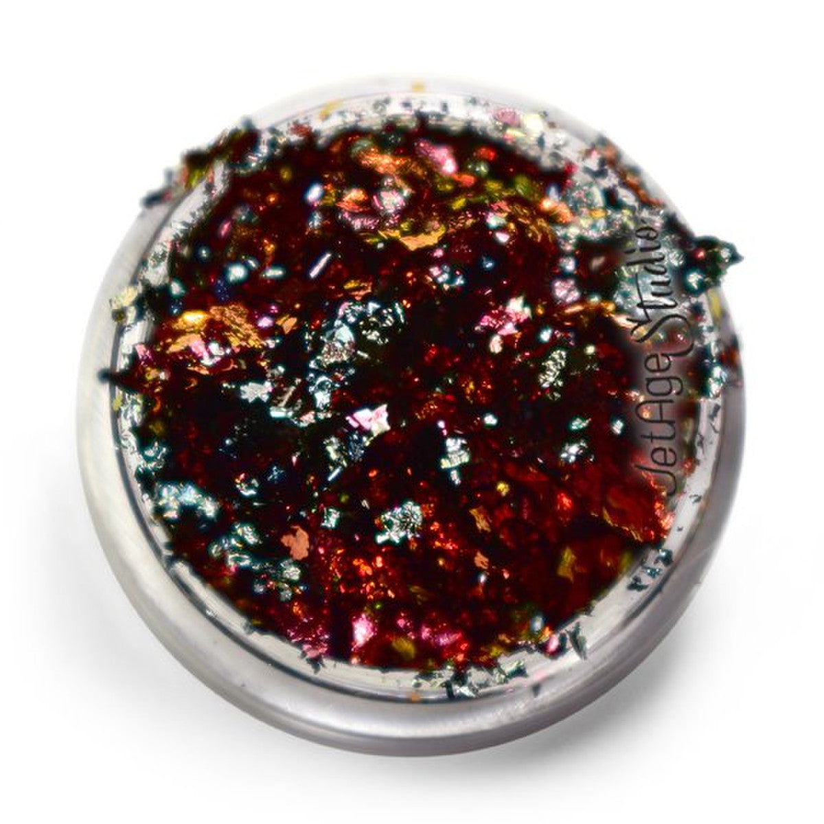 33 Coe Decal Alien - Dichroic Image (Copy) - Stained Glass Express 