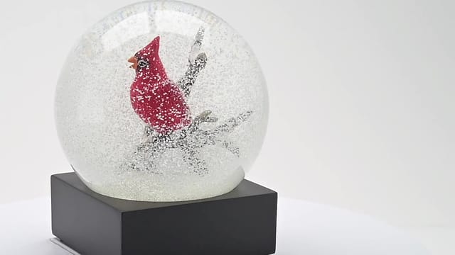 Snow Globe Cardinal