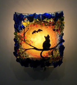 Night Light Recycled Bottle Glass