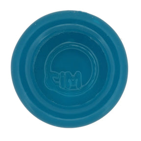 Atomic Blue Milky 104 COE Glass Rod by Creation is Messy