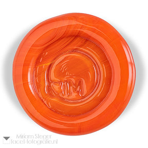 Orangezilla 104 COE Glass Rod by Creation is Messy
