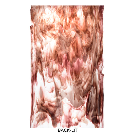 90 COE Clear, White Opal, Deep Plum