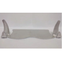 6 Inch Minimalist Arm Brushed Aluminum Art Stand - Stained Glass Express 