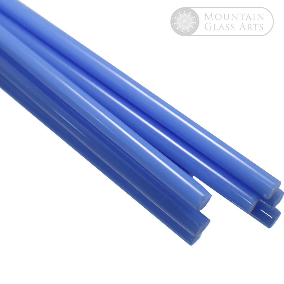 33 COE Rod Milky Blue 7-9mm – Stained Glass Express