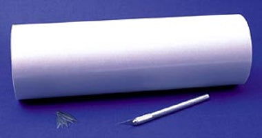 8mm White Vinyl Sandblast Resist 12"x18" - Stained Glass Express 