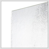 90 COE Clear Reeded - Stained Glass Express 