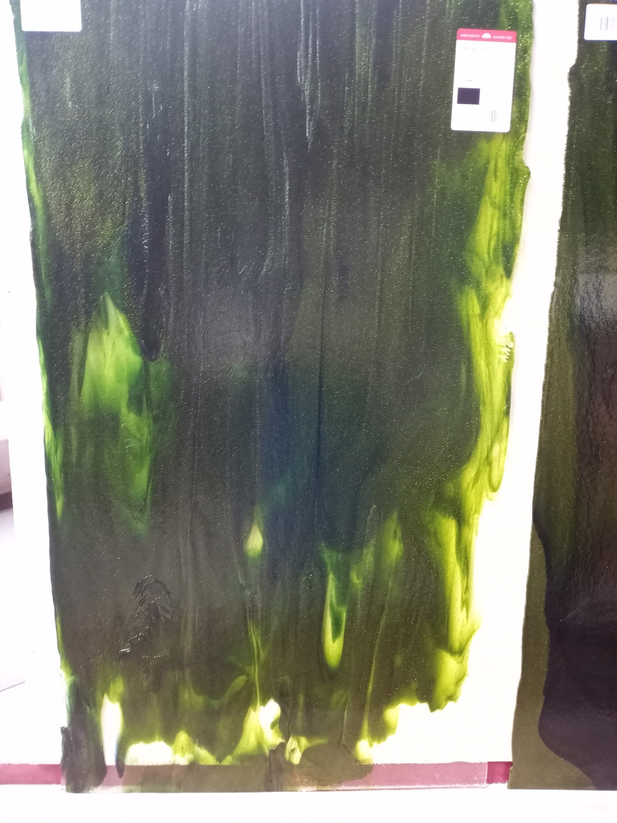 90 COE Clear, Triple Aventurine Streaky