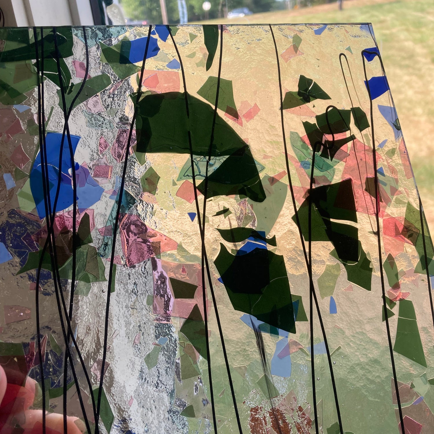 90 COE Clear w/ Bl, GR, Aqua, Pink Frac & Stream_3