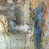 90 COE Clear with Mardi Gras Frit and Streamers