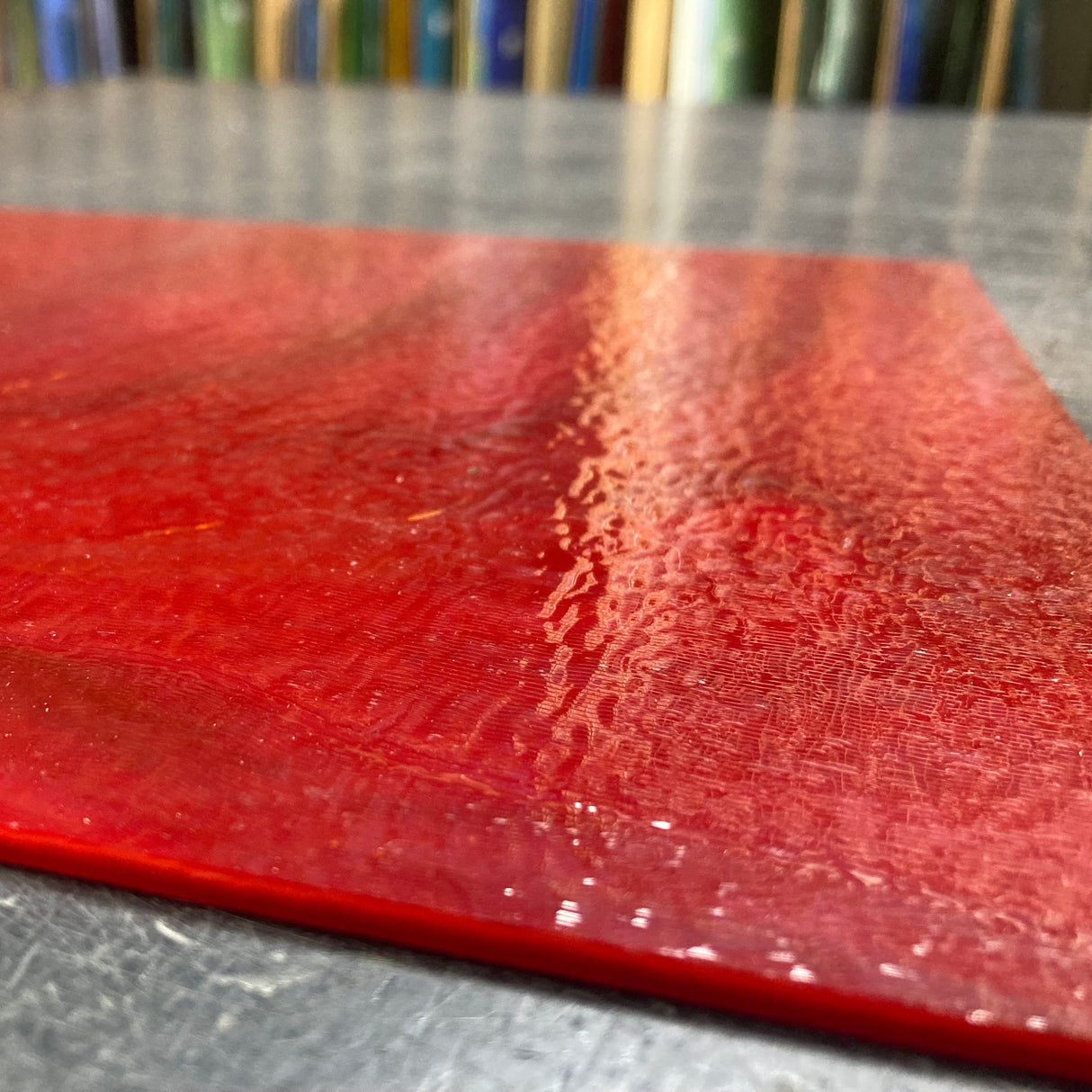 90 COE Deep Red Opal Fusible