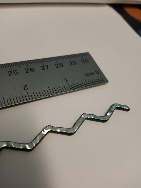 90 COE Dichroic Wavy Firestrips Texture 3mm