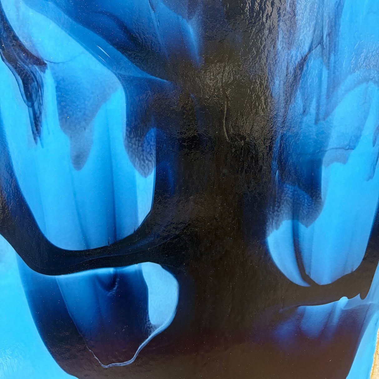 90 COE Light Cyan with Aventurine Blue