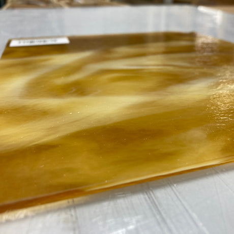 90 COE Medium Amber, White Wispy