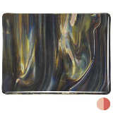 90 COE Petrified Wood Streaky - Stained Glass Express 