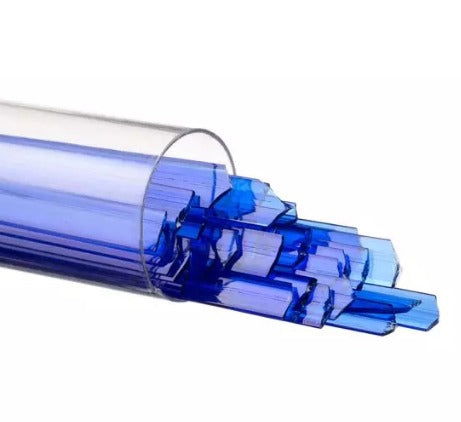 90 COE RIBBON Transparent DEEP ROYAL BLUE - Stained Glass Express 