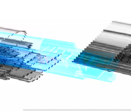 90 COE RIBBON Transparent TURQUOISE BLUE - Stained Glass Express 